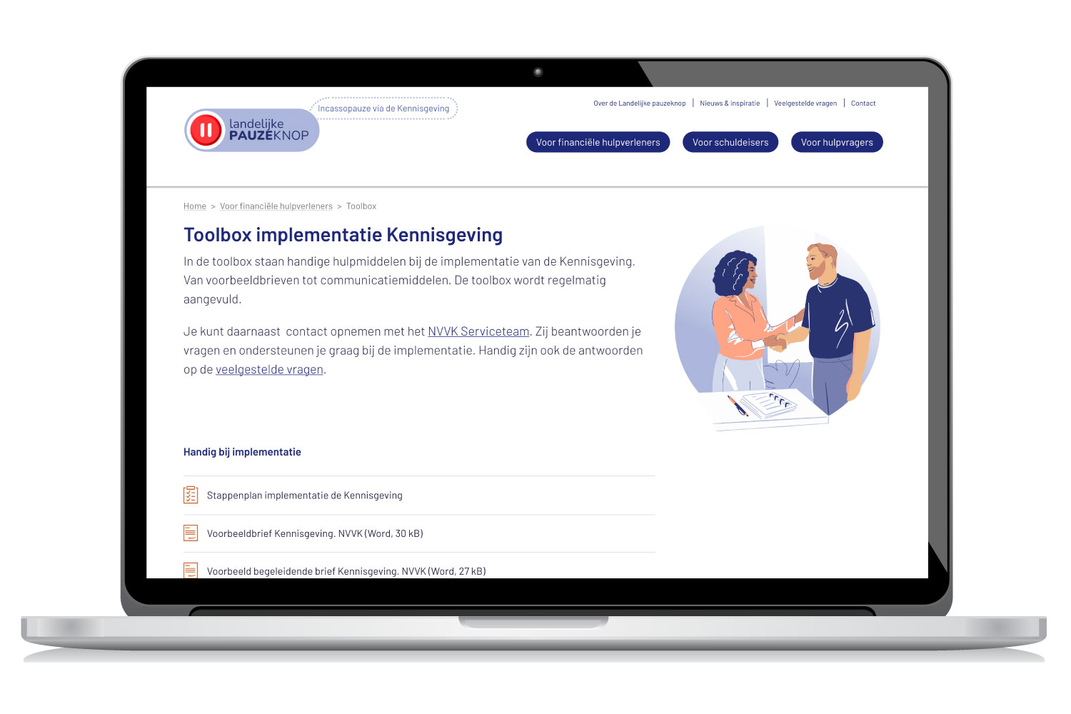 Toolbox voor financiële hulpverleners